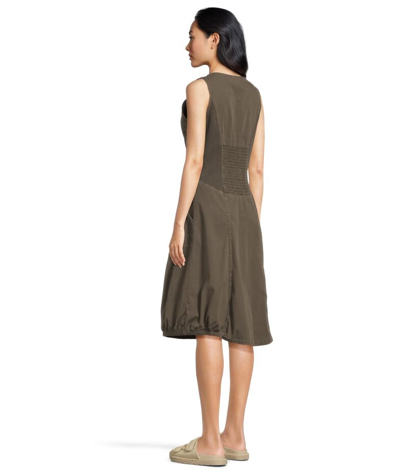 【送料無料】 エックスシーブイアイ レディース ワンピース トップス Gibbon Tank Dress Olive