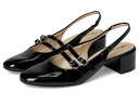 【送料無料】 ライフストライド レディース ヒール シューズ Beatrice Slingback Shoes Black Patent