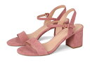 【送料無料】 コールハーン レディース ヒール シューズ Josie Block Heel Sandal (65 Mm) Rouge Suede
