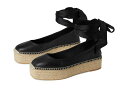 【送料無料】 フリーピープル レディース ヒール シューズ Starboard Wrap Espadrille Black