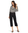 【送料無料】 エヌワイディージェイ レディース デニムパンツ ボトムス Joni High-Rise Relaxed Capris in Black Black