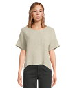【送料無料】 ドード アンドコー レディース シャツ トップス Tate Double Weave Short Sleeve Shirt Salt(4)