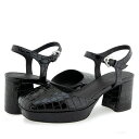 【送料無料】 エアロソールズ レディース ヒール シューズ Soir Black Croco Fau(4)