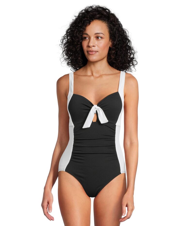 【送料無料】 トッミーバハマ レディース 上下セット 水着 Island Cays Color-Block Tie One-Piece White