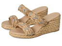 【送料無料】 スチュアート ワイツマン レディース ヒール シューズ Lana Wedge Slide 65 Natural