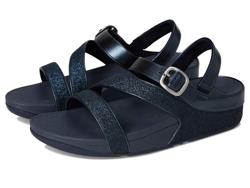 フィットフロップ レディース シューズ ヒール サンダル FitFlop Skinny Ii Glitterdust Z-Strap Sandals Midnight Navy ネイビー