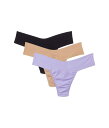 【送料無料】 ハンキーパンキー レディース パンツ アンダーウェア Breathe High Rise Thong 3-Pack Black/Taupe/Wis