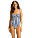 【送料無料】 シーフォリー レディース 上下セット 水着 Bella Underwire One-Piece Ultramarin