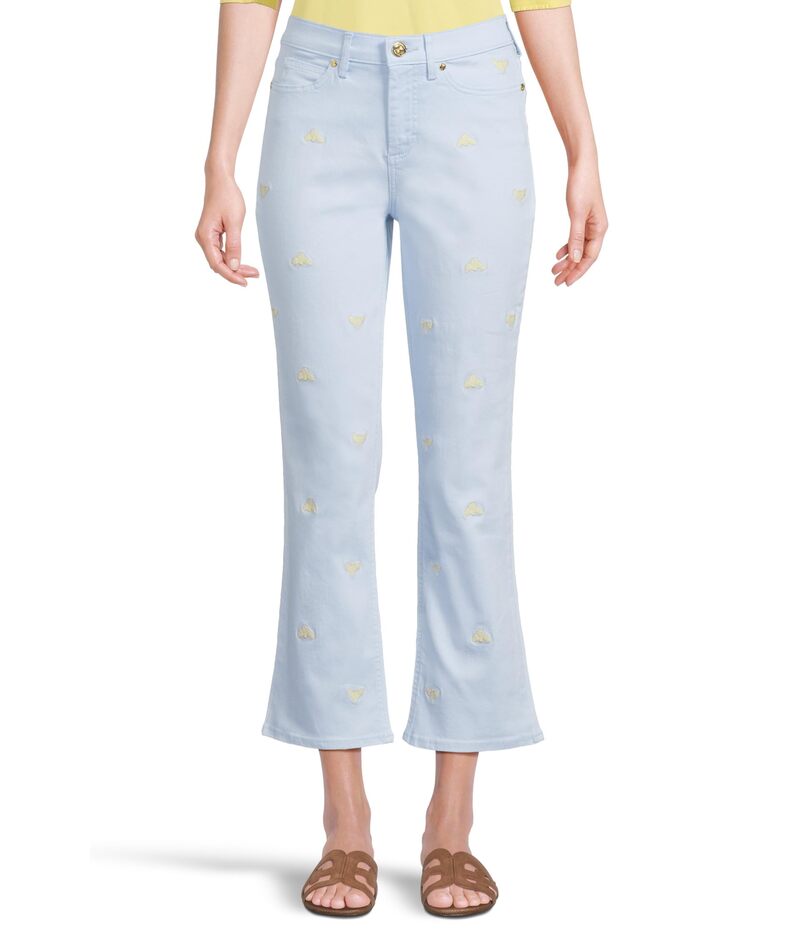 【送料無料】 リリーピュリッツァー レディース デニムパンツ ボトムス Annet High-Rise Crop Flare Bluette