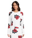 【送料無料】 ノーマカマリ レディース シャツ トップス Long Sleeve Crew Top Shorts Red Rose