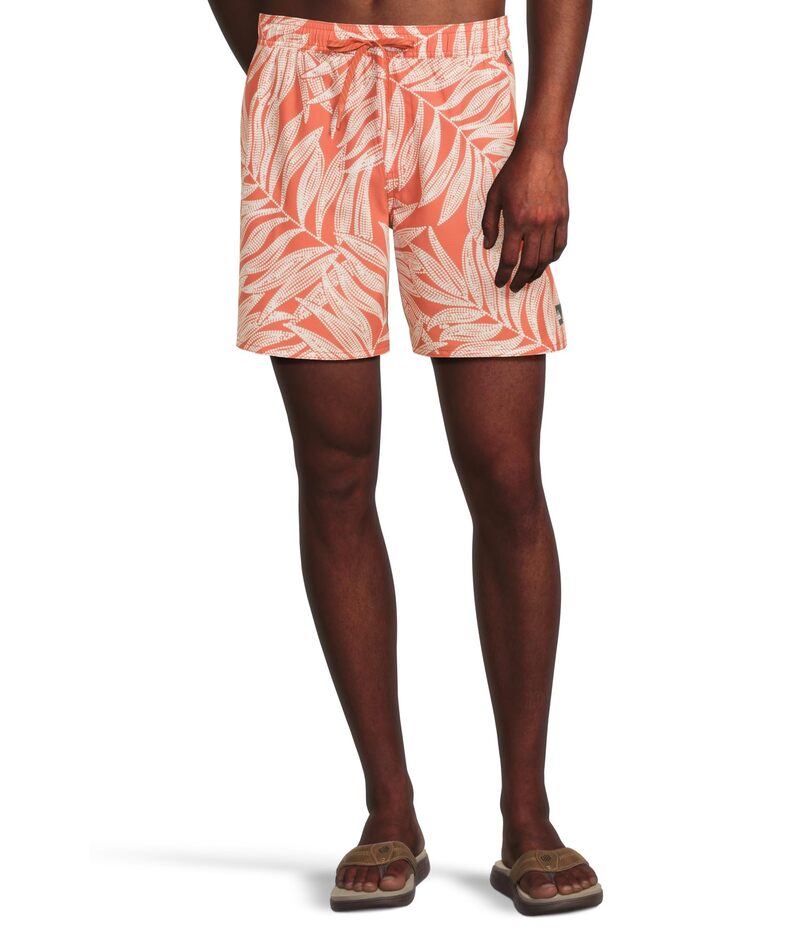 クイックシルバー メンズ 水着 ハーフパンツ・ショーツ Quiksilver Palu Bay Volley Apricot アプリコ..