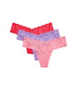 【送料無料】 コサベラ レディース パンツ アンダーウェア Never Say Never 3 Pack Lowrider Thong Passiflora/I...