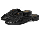 【送料無料】 ヴィンスカムート レディース スリッポン・ローファー シューズ Cobby Quilted Slip-On Mule Black