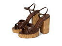 【送料無料】 シュッツ レディース ヒール シューズ Keefa Straw Desert Brown