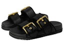 【送料無料】 オールセインツ レディース サンダル シューズ Sian Raffia Sandals Black(4)