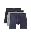【送料無料】 サックスアンダーウェアー メンズ ボクサーパンツ アンダーウェア Daytripper Boxer Brief Fly 3-Pack Black/Grey/Navy