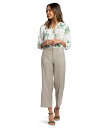 【送料無料】 エヌワイディージェイ レディース カジュアルパンツ ボトムス Wide Leg Cropped Cargo Saddlewood