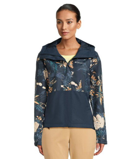【送料無料】 コロンビア レディース コート アウター Hikebound Printed Jacket Collegiate Navy 【送料無料】 コロンビア レディース コート アウター Hikebound Printed Jacket Collegiate Navy
