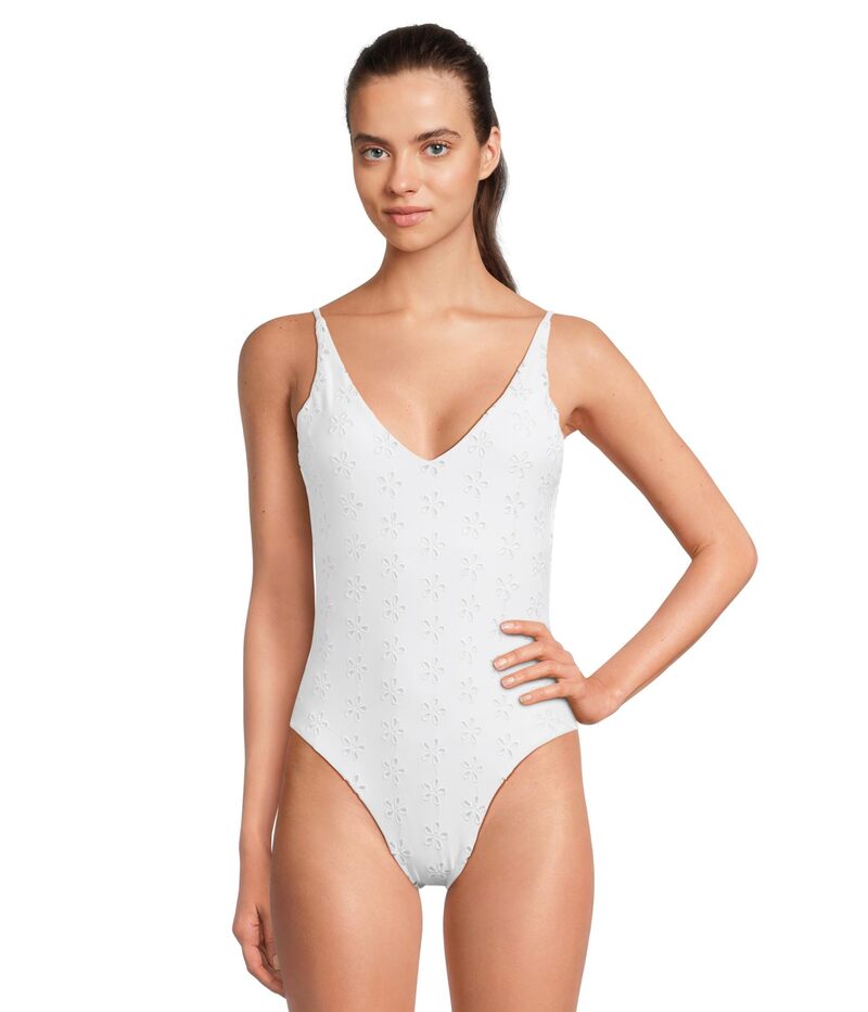 ビーチライオット レディース 水着 上下セット Beach Riot Reese One-Piece White Magnolia ホワイト
