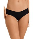 【送料無料】 ハンロ レディース パンツ アンダーウェア Invisible Cotton Hi-Cut Brief Black 1