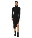 【送料無料】 ノーマカマリ レディース ワンピース トップス Long Sleeve Turtleneck Side Drape Dress To Midcal...