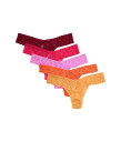 【送料無料】 ハンキーパンキー レディース パンツ アンダーウェア Signature Lace Low Rise Thong 5-pack French Bo...