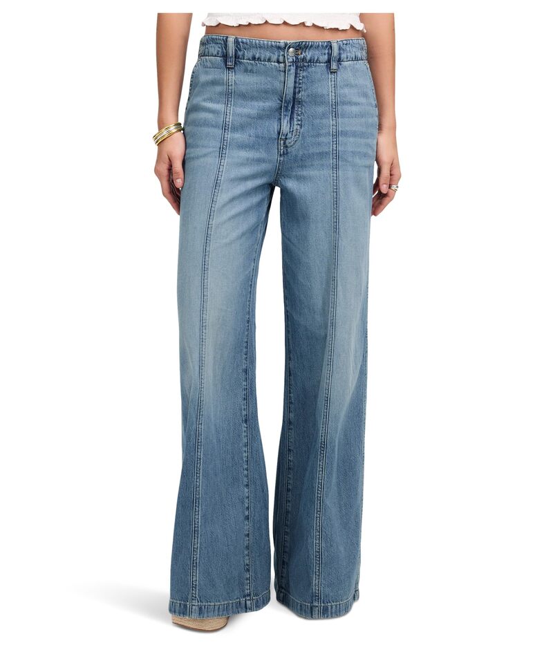 メイドウェル レディース ボトムス デニムパンツ Madewell Wide Sweep Trouser with Seam in Robertson Wash Robertson Wash