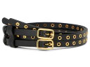【送料無料】 メイドウェル レディース ベルト アクセサリー Grommet Belt True Black