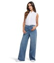 【送料無料】 エヌワイディージェイ レディース デニムパンツ ボトムス Cindi Relaxed Wide Leg Jeans Majorca Bay