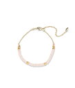 【送料無料】 ケンドラスコット レディース ブレスレット・バングル・アンクレット アクセサリー Deliah Delicate Chain Bracelet Gold Rose Quart
