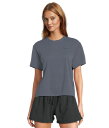 【送料無料】 マーモット レディース シャツ トップス AirExchange SolarShield Crew Short Sleeve Thunderhead