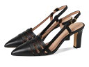 【送料無料】 コールハーン レディース ヒール シューズ Mylah Huarache Slingback Pumps Black Leather