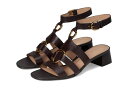 【送料無料】 コールハーン レディース ヒール シューズ Lyanna Link Ankle Strap Sandals Dark Chocolate