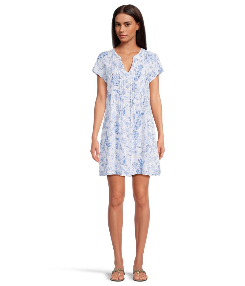 【送料無料】 リリーピュリッツァー レディース ワンピース トップス Ansella Tunic Dress Resort White Ba
