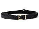 【送料無料】 ビーロウザベルト レディース ベルト アクセサリー Josie Braided Belt Black/Gold