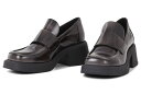 【送料無料】 ヴァガボンド レディース スリッポン・ローファー シューズ Dorah Polish Leather Loafer Dark Grey
