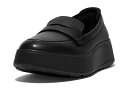 【送料無料】 フィットフロップ レディース スリッポン・ローファー シューズ F-Mode Leather Flatform Penny Loafers All...