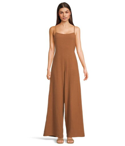 【送料無料】 エルスペース レディース ジャンプスーツ トップス Jaida Jumpsuit Brown Sugar 【送料無料】 エルスペース レディース ジャンプスーツ トップス Jaida Jumpsuit Brown Sugar