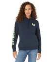 【送料無料】 キャタピラー レディース パーカー・スウェット アウター Trademark Banner Pullover Hoodie Eclipse