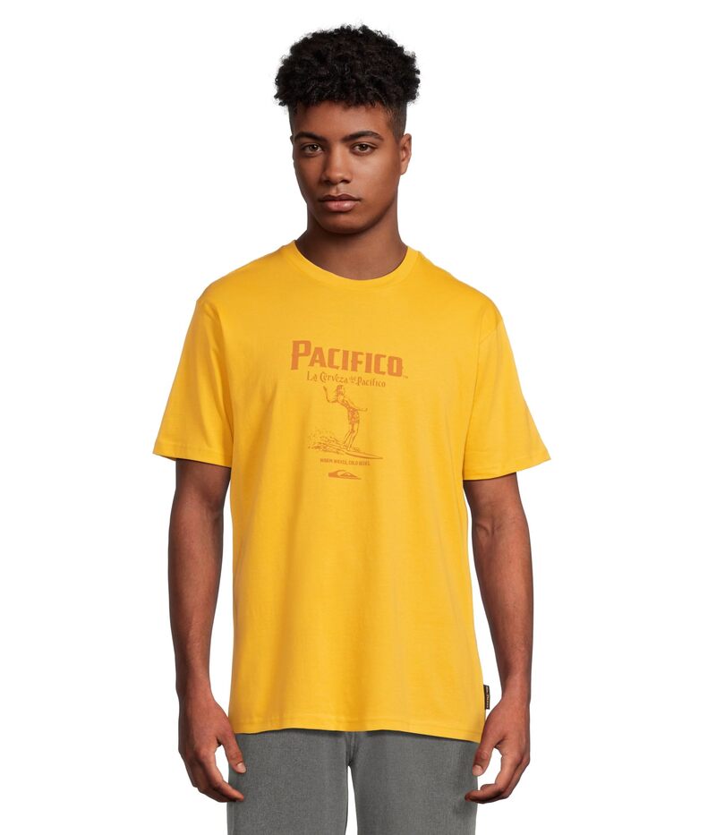 クイックシルバー メンズ トップス シャツ Tシャツ Quiksilver Pacifico Baja Arch Short Sleeve Scree..