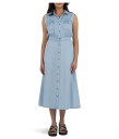【送料無料】 カットフロムザクロス レディース ワンピース トップス Dorothy Button Down Dress Light Wash