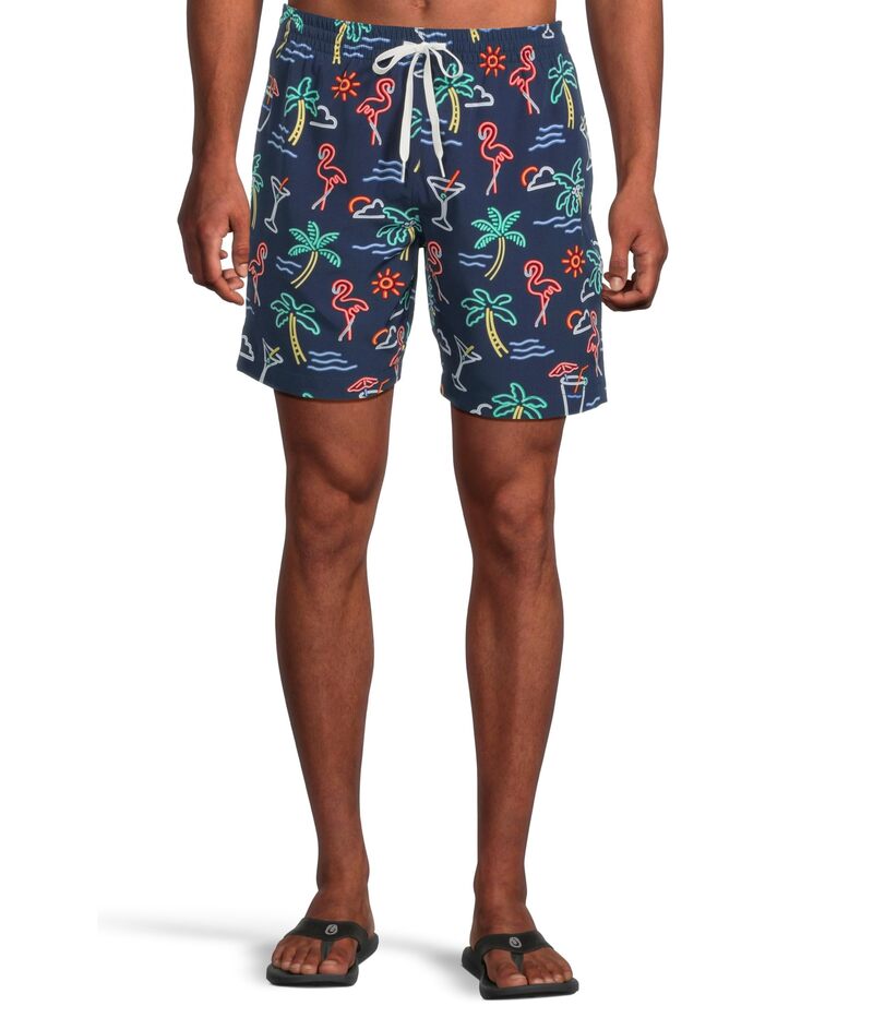 【送料無料】 チャビーズ メンズ ハーフパンツ・ショーツ 水着 Chubbies The Neon Lights 7"(Classic Lined Swim Trunk) Multicolor