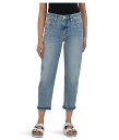 【送料無料】 カットフロムザクロス レディース デニムパンツ ボトムス Petite Sienna Baggy Boyfriend Crop Roll Up Reg Hem Honesty(4)