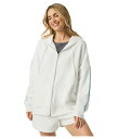 【送料無料】 スプレンディット レディース パーカー・スウェット アウター Zip Up Hoodie White/Blue
