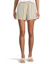 【送料無料】 ファレティ レディース ハーフパンツ・ショーツ ボトムス Dune Cotton Gauze Drawstring Shorts Aqua Sea Stripe