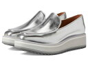 【送料無料】 ジョンストンアンドマーフィー レディース スリッポン・ローファー シューズ Gracelyn Venetian Silver Italian
