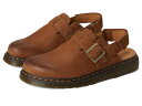 【送料無料】 ドクターマーチン メンズ サンダル シューズ Jorge II Leather Slingback Mules Desert Brown