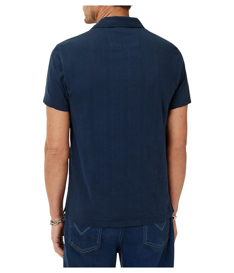 【送料無料】 ジョンバルベイトス メンズ シャツ トップス Zion Polo Deep Blue