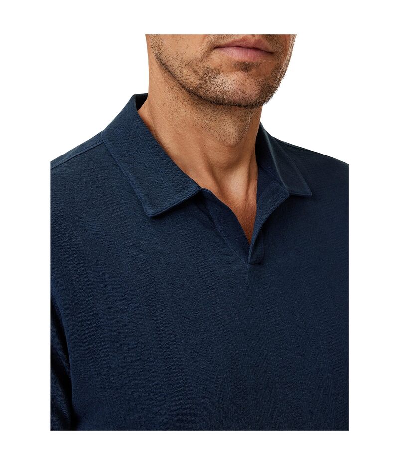 【送料無料】 ジョンバルベイトス メンズ シャツ トップス Zion Polo Deep Blue