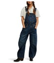 【送料無料】 フリーピープル レディース ジャンプスーツ トップス We The Free Good Luck Barrel Overalls Deep End